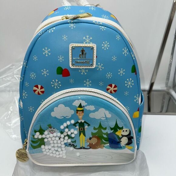 Loungefly Handbags - LOUNGEFLY Elf Buddy the Elf and Friends Mini Backpack Christmas Holiday